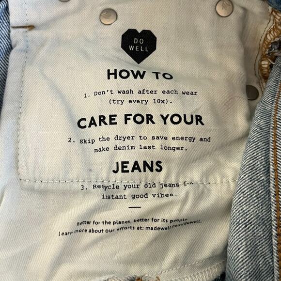 Madewell Jean Womens 28 Perfect Vintage High Rise Denim 100% Cotton 5 Pocket - Picture 9 of 11